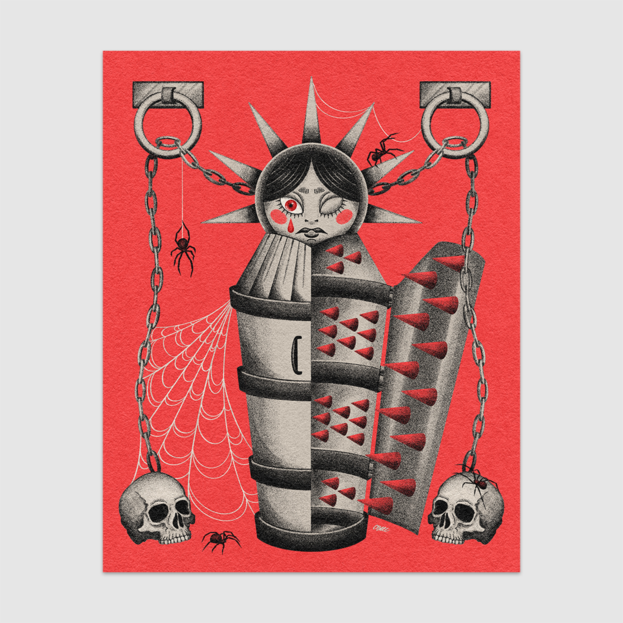 One Eye Open Print
