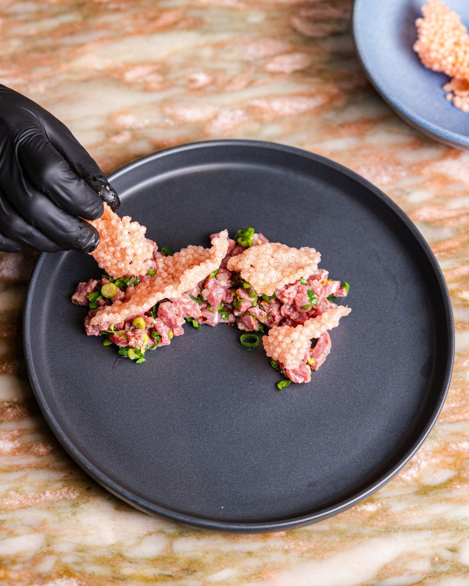 Introducing the latest addition to our menu: Beef Sar Jihn! 

A gluten free delight, this is a Thai style beef tartare served with sago crackers.

#thecharlie 

#sydneyfood #sydneybar #glebefood #glebebar #sydneyfood #glebefood #tartare #gf #glutenfr