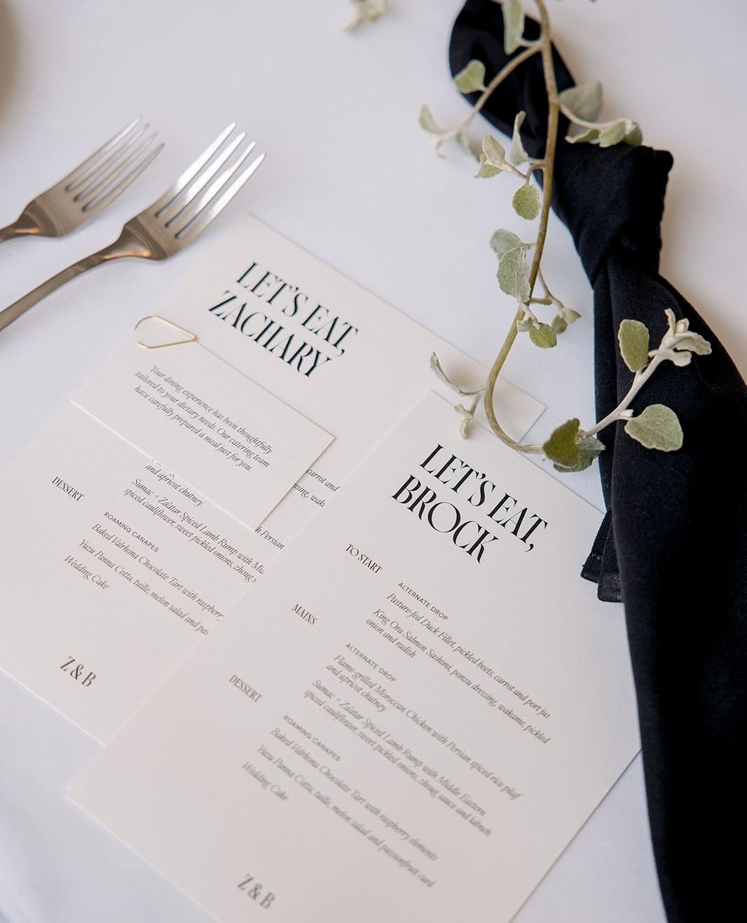 A day built on meaningful details. ✨⁠
⁠
For Zach &amp; Brock, the styling was intentionally understated &mdash; soft textures, timeless neutrals, and elegant touches layered with natural green florals by @darciefleur_ thoughtfully designed to bring t