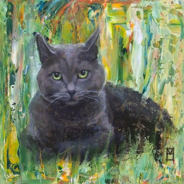 "Tucker", 6"x6"
