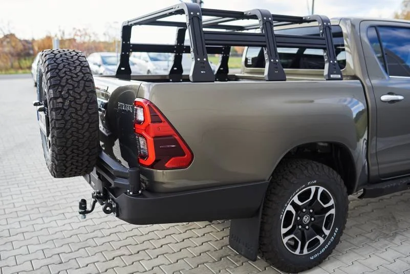 Toyota Hilux 2020 Offroad BedRack Pickup Alu Ladeflchenaufbau Dachtrger  Dachzelt Montage  GP-Getriebetechnik