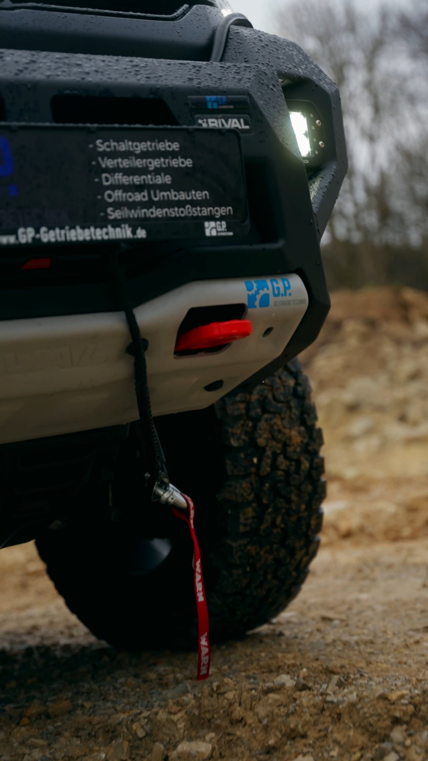 Nissan Navara D40 Offroad Umbau Seilwindenstoßstange Seilwinde TÜV —  GP-Getriebetechnik