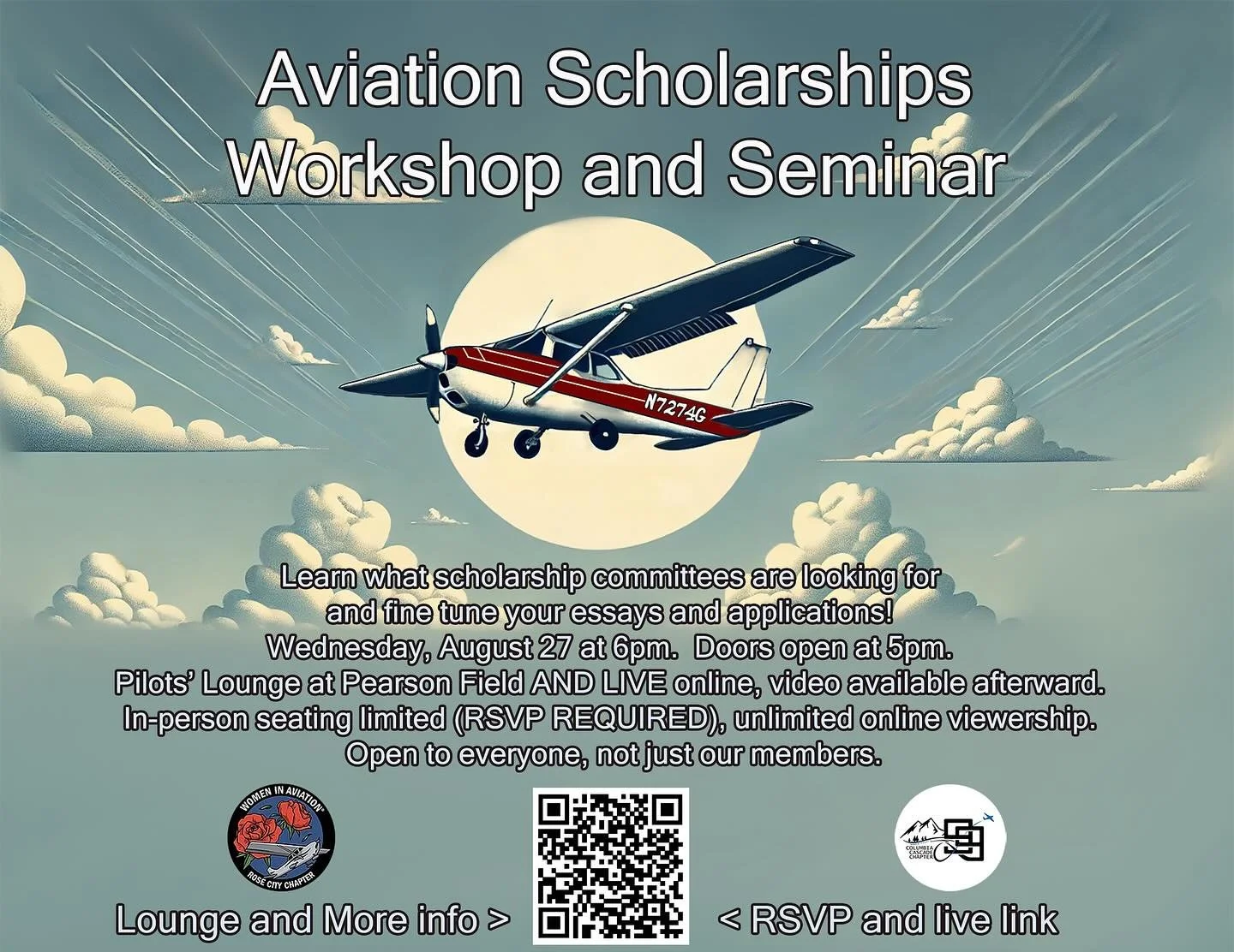 August 27th at 6pm! 
Come to join us at Pearson Field!!