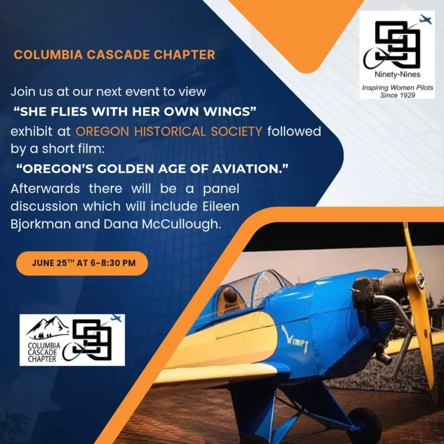 Join us at our next event! ✈️ 💥
https://www.ohs.org/events/oregons-golden-age-of-aviation.cfm