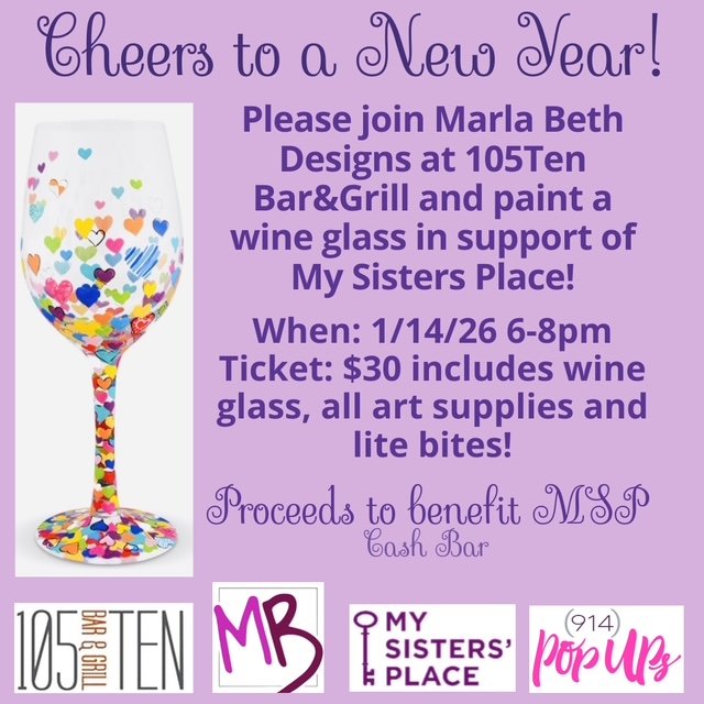 Cheers to a New Year! Paint & Sip for My Sisters’ Place