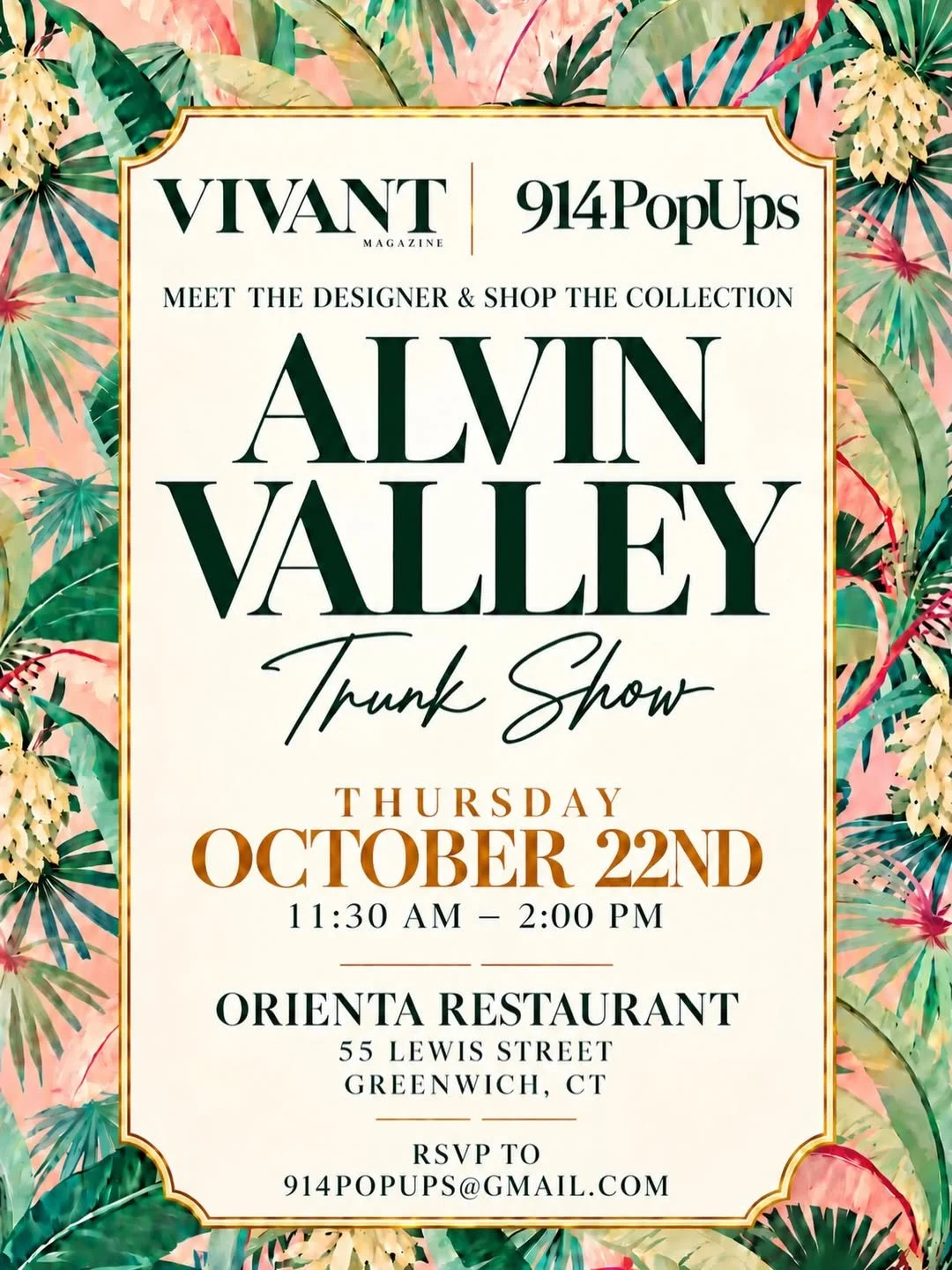 Alvin Valley Trunk Show