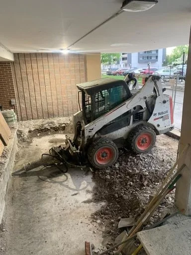 concrete slab removal warehouse demolition mississauga