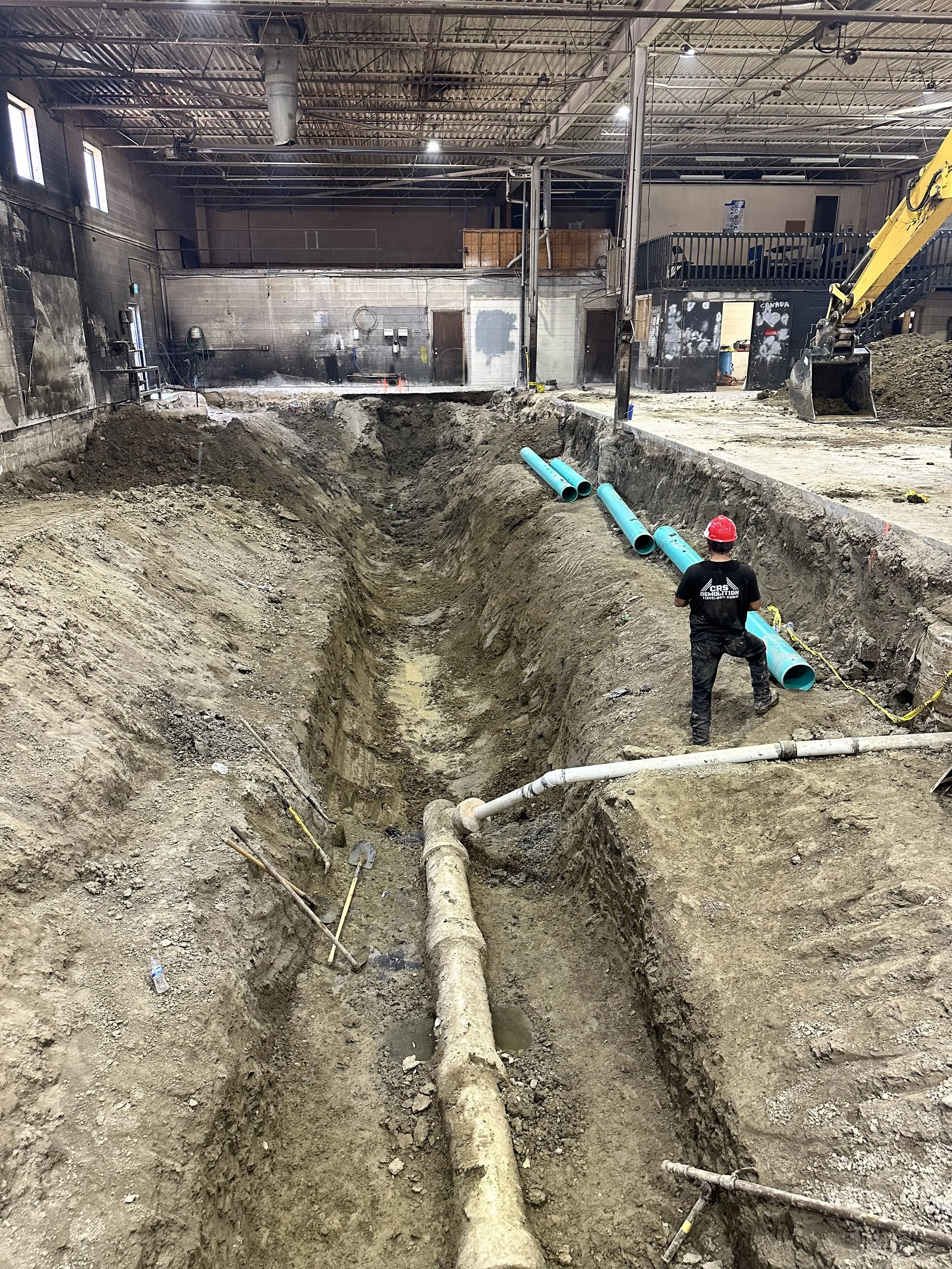 warehouse storm pipe removal in mississauga