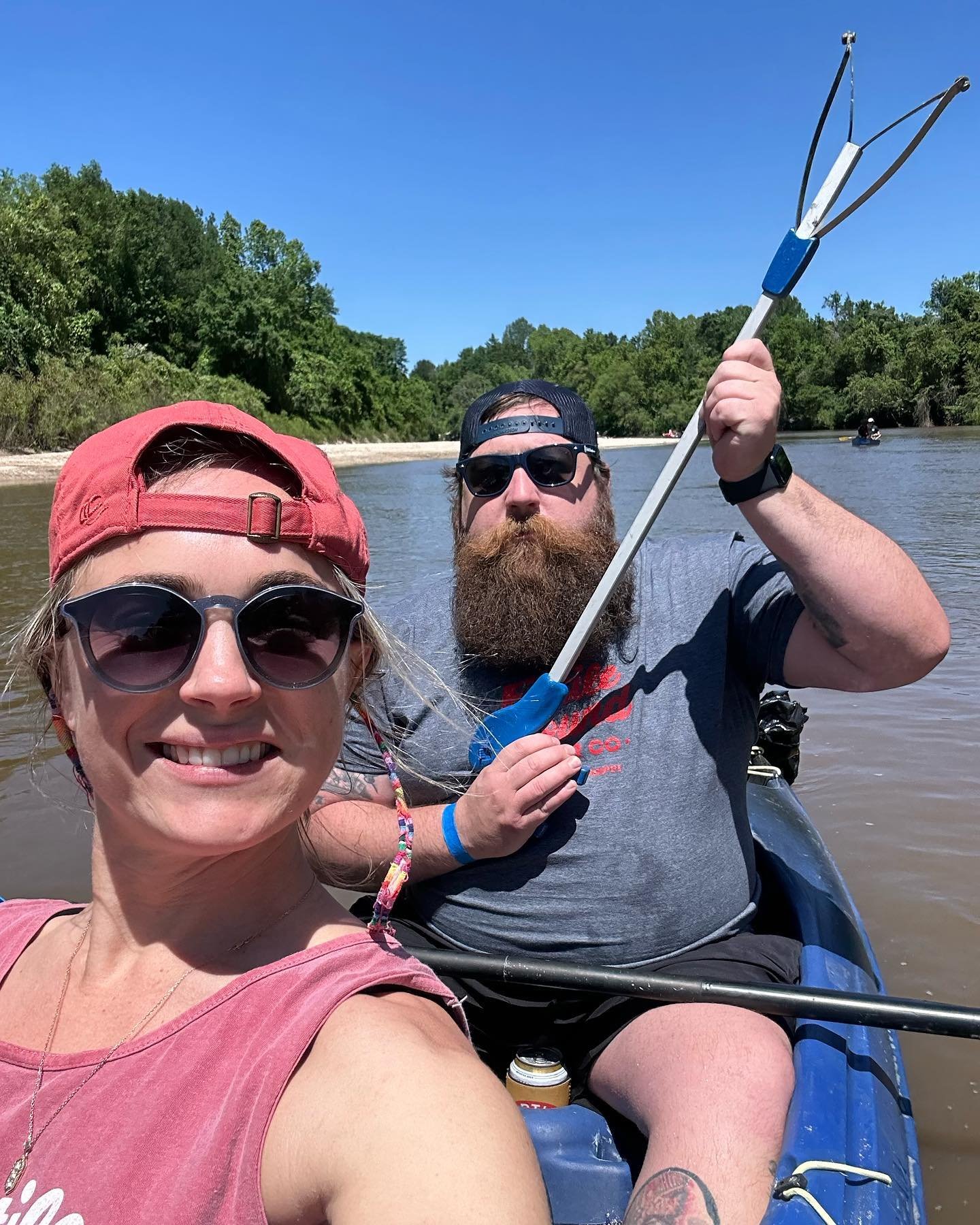 Happy Earth Day! @martyparty_dalton and @aaron_fertile_ground went to Hattiesburg for a river cleanup hosted by @soprobrewco ! 

#earthday #rivercleanup #mississippi #keepmississippibeautiful