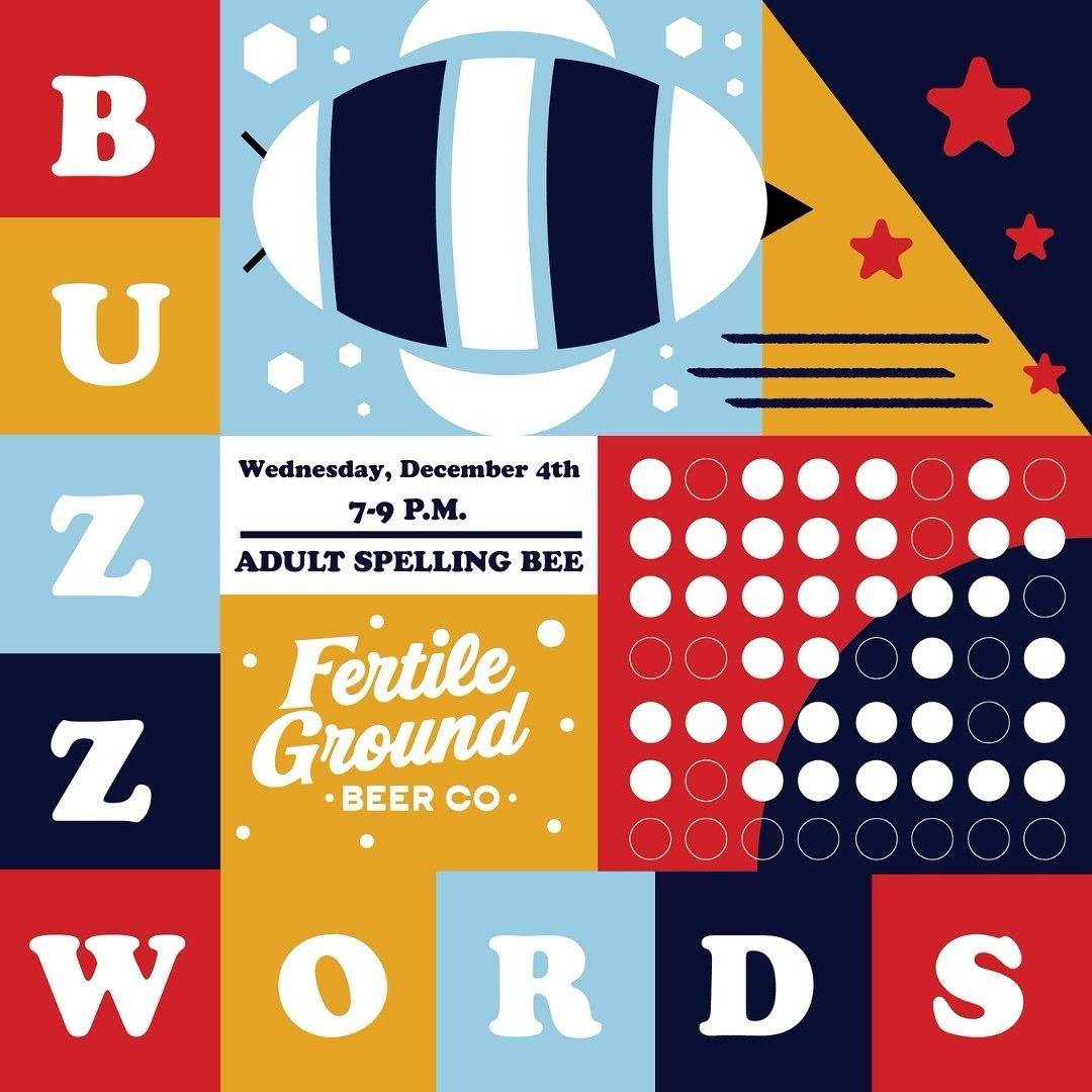 Come test your spelling skills at another Adult Spelling Bee this Wednesday at 7 with @deanarnold_ ! Free to play and the winner gets a $50 taproom gift card!

#drinklocal #spellingbee #brewery #beer
