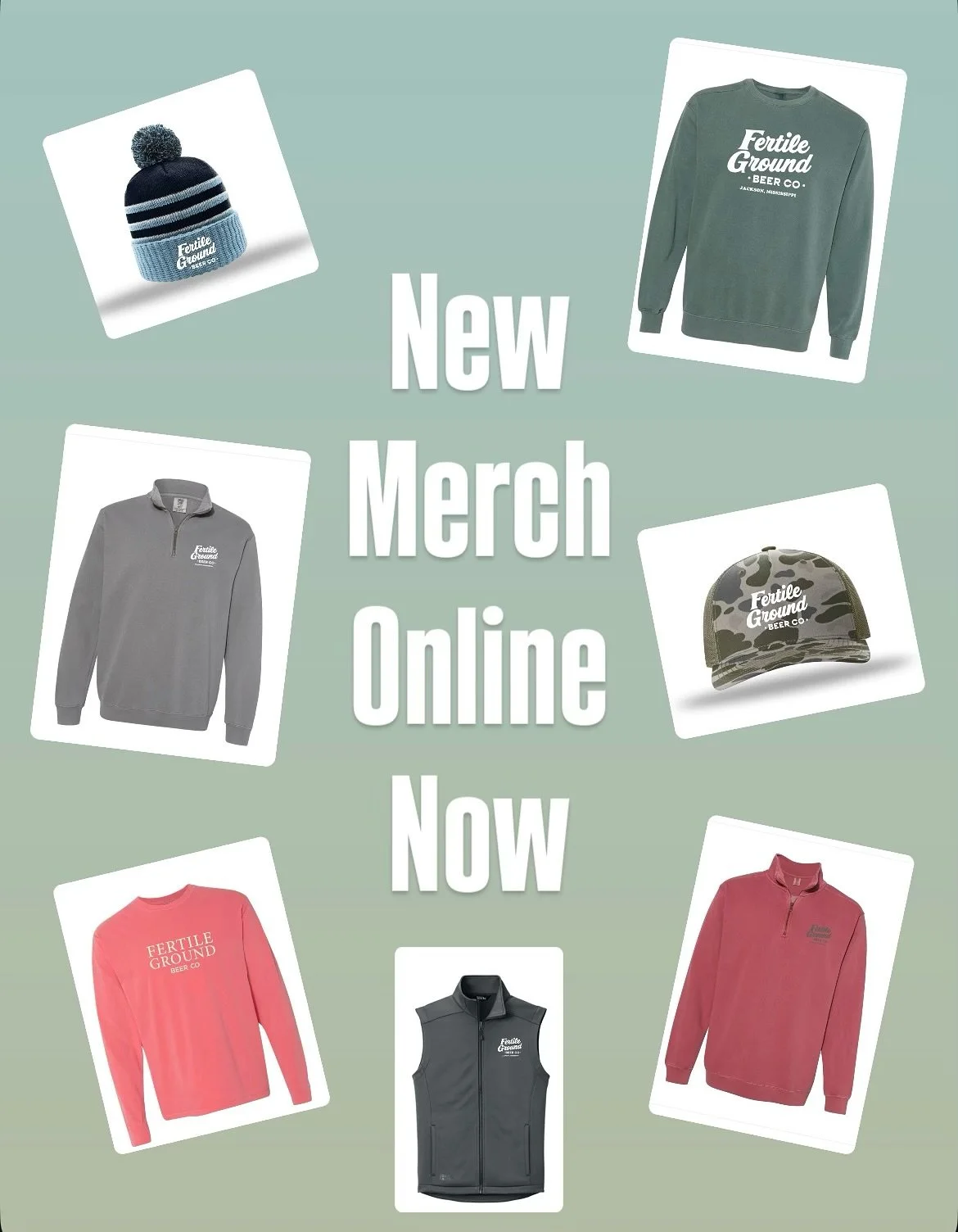 Cozy weather is around the corner and our new merch will have you covered. With lots of Comfort Color options that you love and Richardson hats for all the occasions, check out the link in our bio to get set for fall, holiday gifts and outside beers.