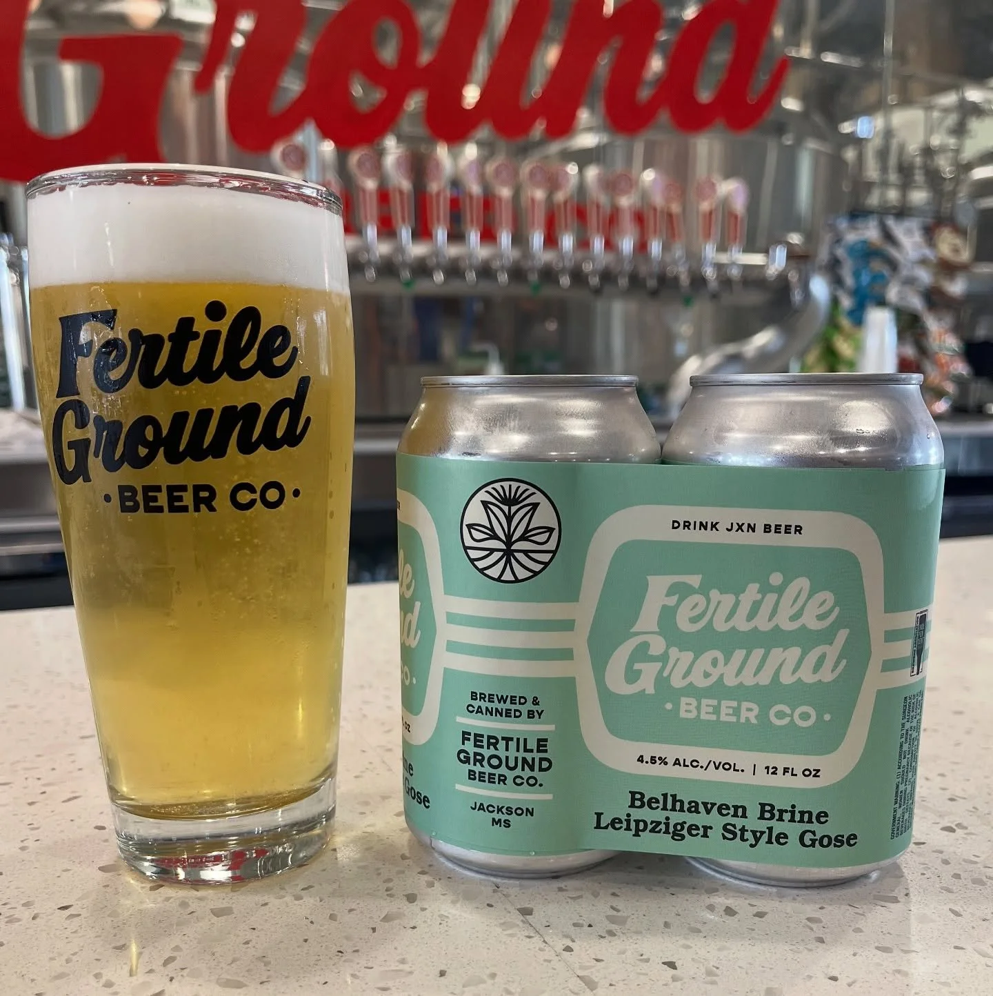 📣🚨Belhaven Brine is back!🍻 This German style Gose (sour ale) is made with salt and coriander, giving it a bright and tart flavor that is super refreshing and crisp!

We made this beer last year and it was a huge hit so we brought it back! Stop in 