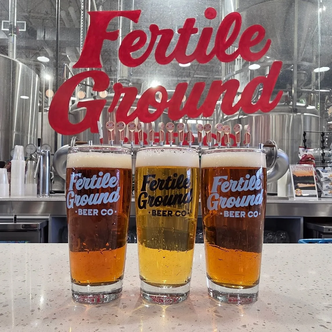 Chilly weather calls for crispy beers!🍻 Come by the taproom today for $4 pints of Festbier, M&auml;rzen, and Smoked M&auml;rzen, all fall favorites that are sure to brighten up your Tuesday!

You can drink beer anywhere, but there&rsquo;s only 1 bre