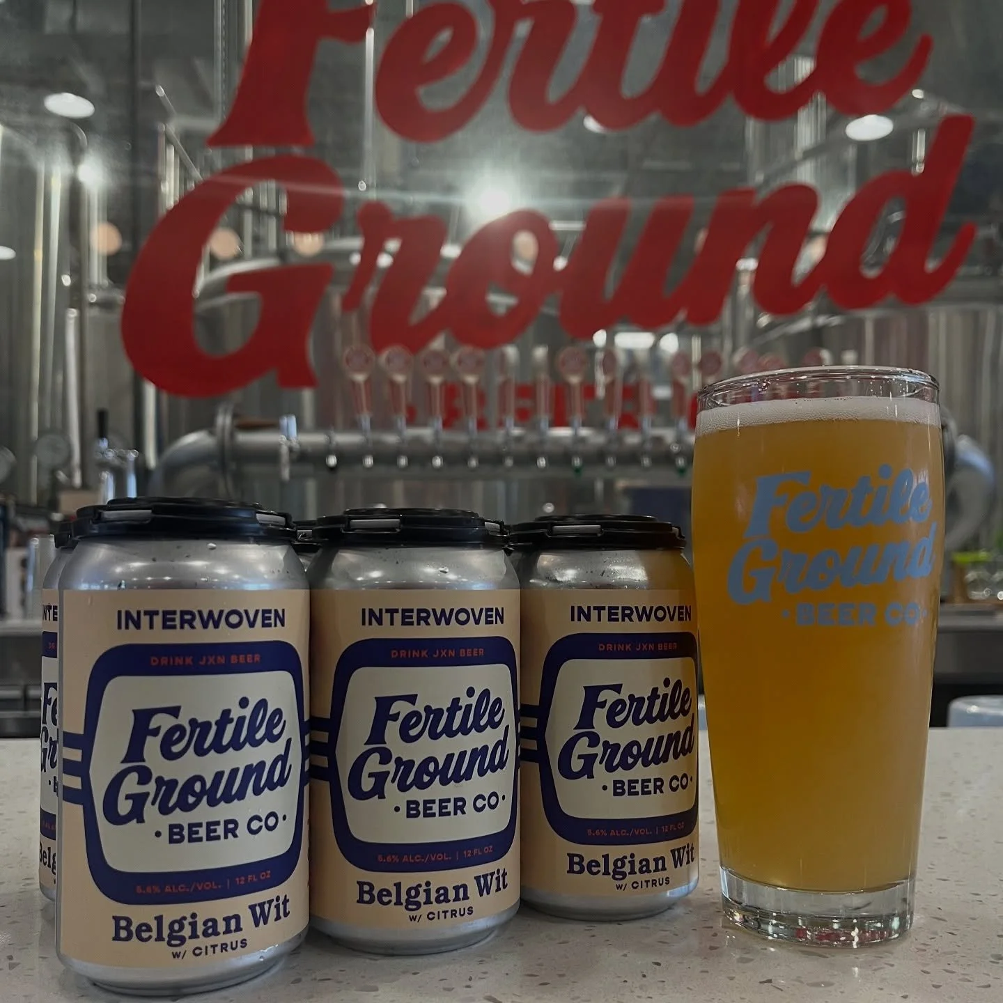 🚨Interwoven Belgian Wit is back on draft and in 6-packs to go! This witbier is made with Cara Cara orange to bring a bright citrus flavor to this crushable FG classic. Swing by today to grab a pint!

Also today is pitcher specials all day! You get 4
