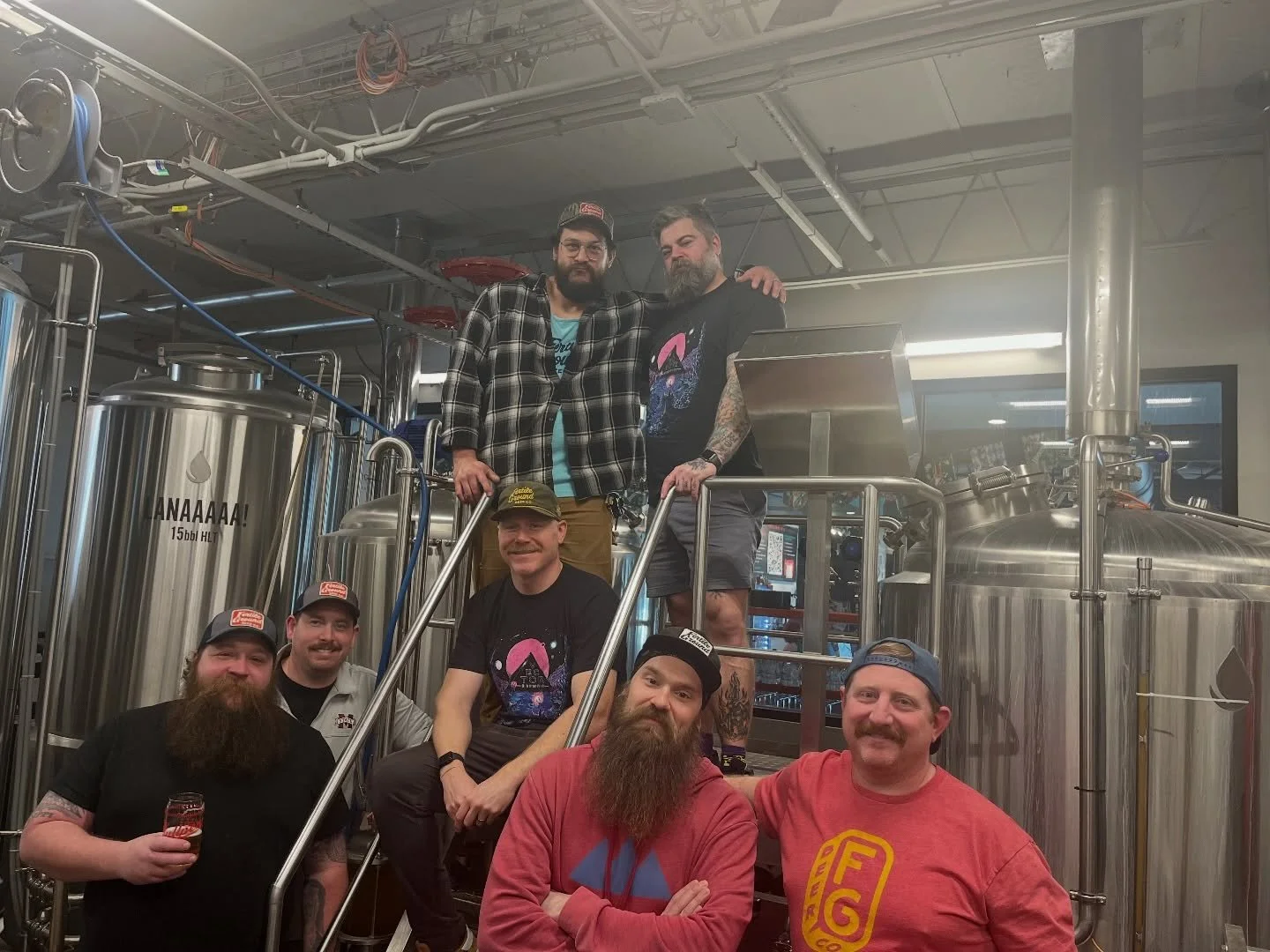 We had a quick but memorable trip this week to hang out and brew with our good friends at @vectorbrewing plus some other great beer folks in Dallas! The guys brewed Party Pils at Vector and their team will be coming over this spring to brew Party Pil