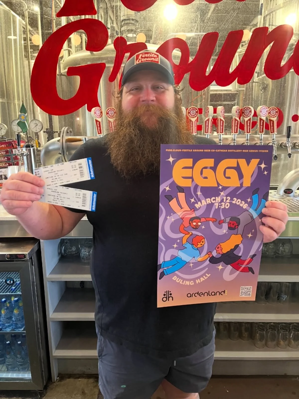 🎟️ EGGY TIX GIVEAWAY!🎟️
FG is hooking up TWO lucky fans with tickets courtesy of our friends at @ardenland to see @eggymusic this Thursday at @dulinghall !

We&rsquo;ll be sampling FG beers at the concert plus you can get FG at the bar! 

HOW TO EN