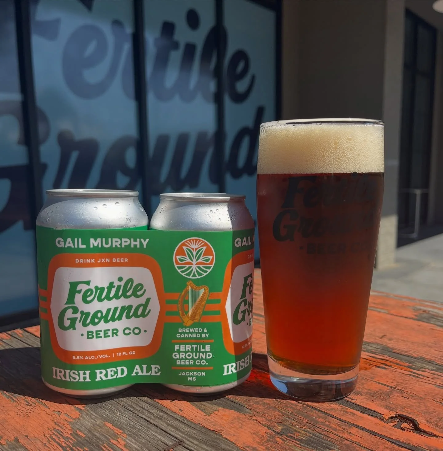 📣Gail Murphy Irish Red Ale now on draft and in 6-packs to-go!! Come grab a pint this weekend and take some home too! 

And today is Fill Your Fridge Friday! Buy any 6-pack of to-go beer and get a draft beer on your choice free! Limit 1 per customer.