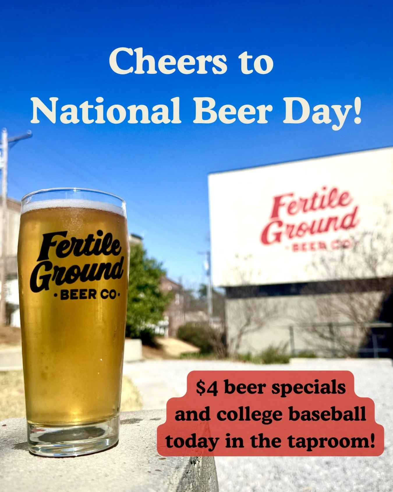 It&rsquo;s National Beer Day! On this day in 1933, the Cullen-Harrison Act became law which legalized the sale of beer after Prohibition. &ldquo;I think this would be a good time for a beer!&rdquo; said President Roosevelt when he signed the act. We 