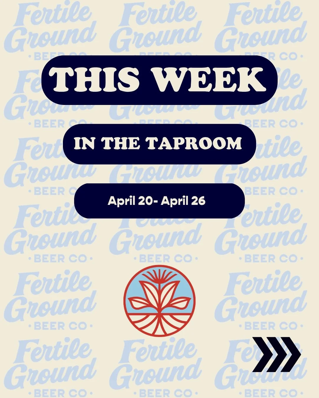 Beautiful weather ahead and college baseball in the taproom this week! Come have a pint at your hometown brewery this week!