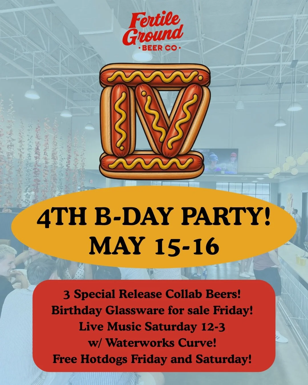 🎉🍺❤️Huge week at FG! Not only is it American Craft Beer Week, it&rsquo;s also our 4th Anniversary! Here&rsquo;s how we&rsquo;re celebrating and we hope you join us!

Friday- opening early at 12 and super limited FG birthday mugs go on sale. Plus we