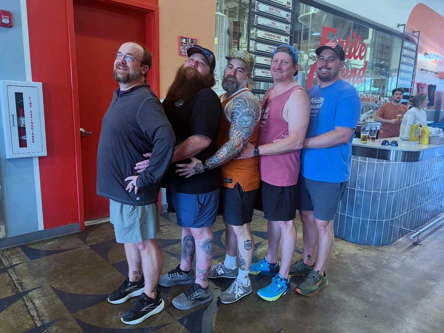 Come party with us today! Live music with @waterworkscurve from 12-3 inside, baseball games on tv, free hot dogs until they run out, and 3 special release anniversary beers on tap!