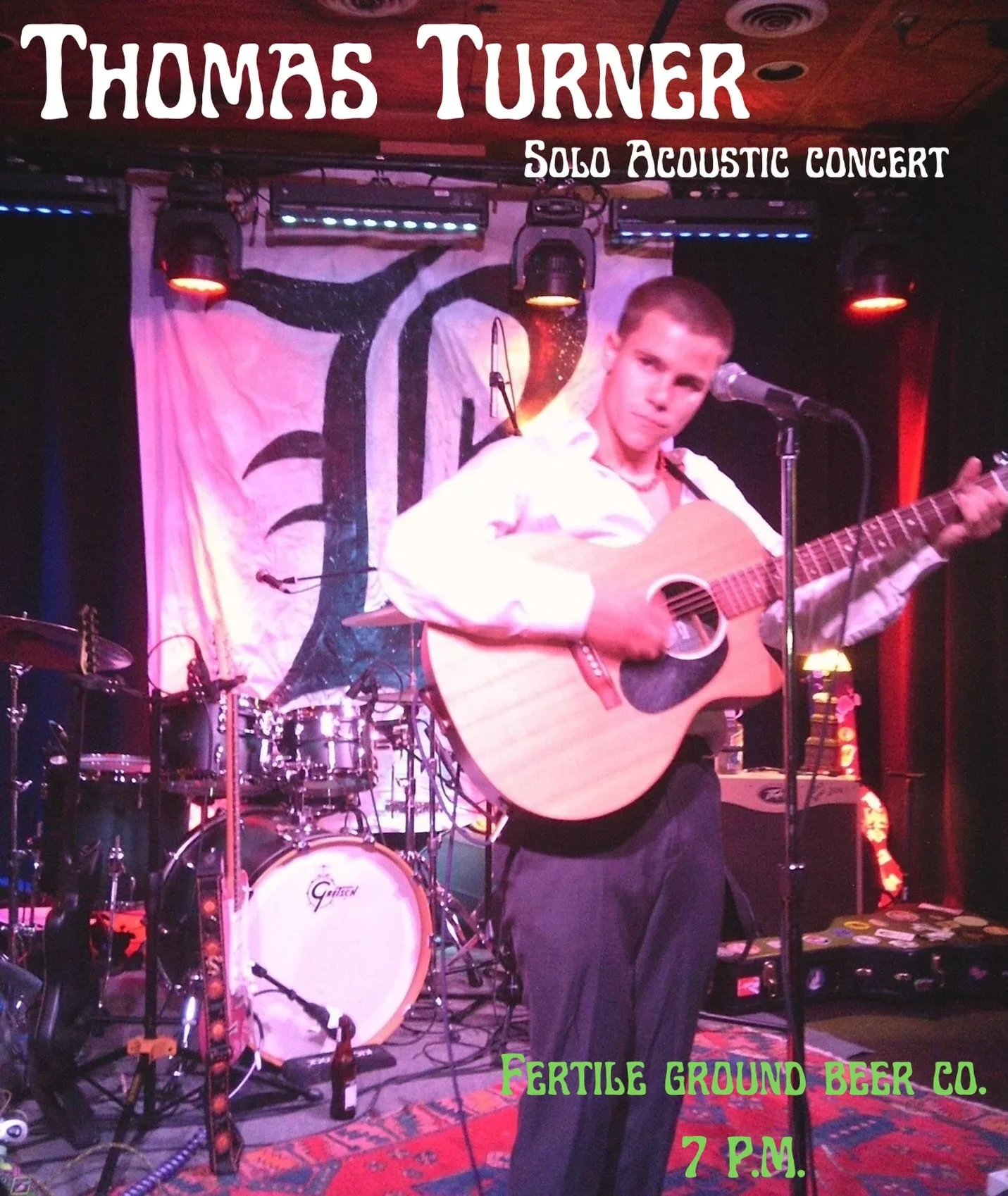 Come jam with Thomas Turner tonight in the taproom at 7! Plus we&rsquo;ll have pitcher specials all day: 4 beers for the price of 3!