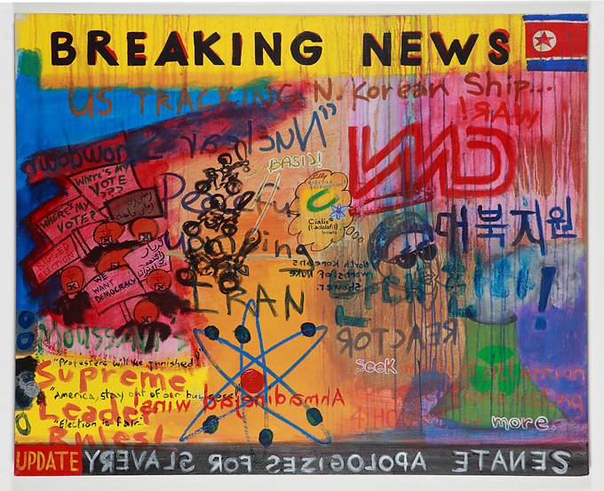 History Recycld (detail)
2009, acrylic on canvas, 127 x 157.48 cm (50 x 62 in)