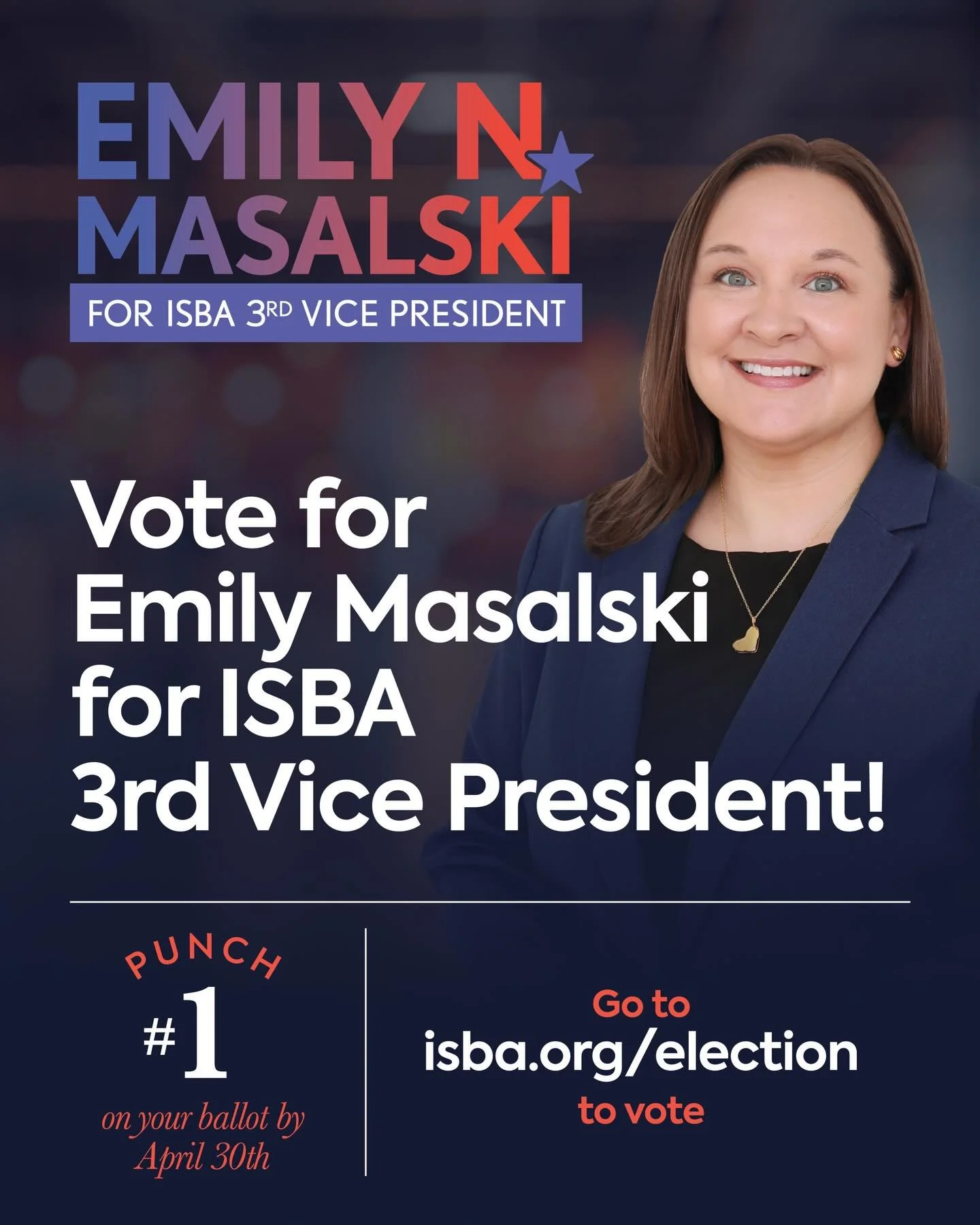 📣 Illinois State Bar Association @isbalawyer members: the ISBA election is underway and I would greatly appreciate your vote. 

ISBA is an indispensable resource for all lawyers: solo practitioners, public interest and government, in-house counsel, 