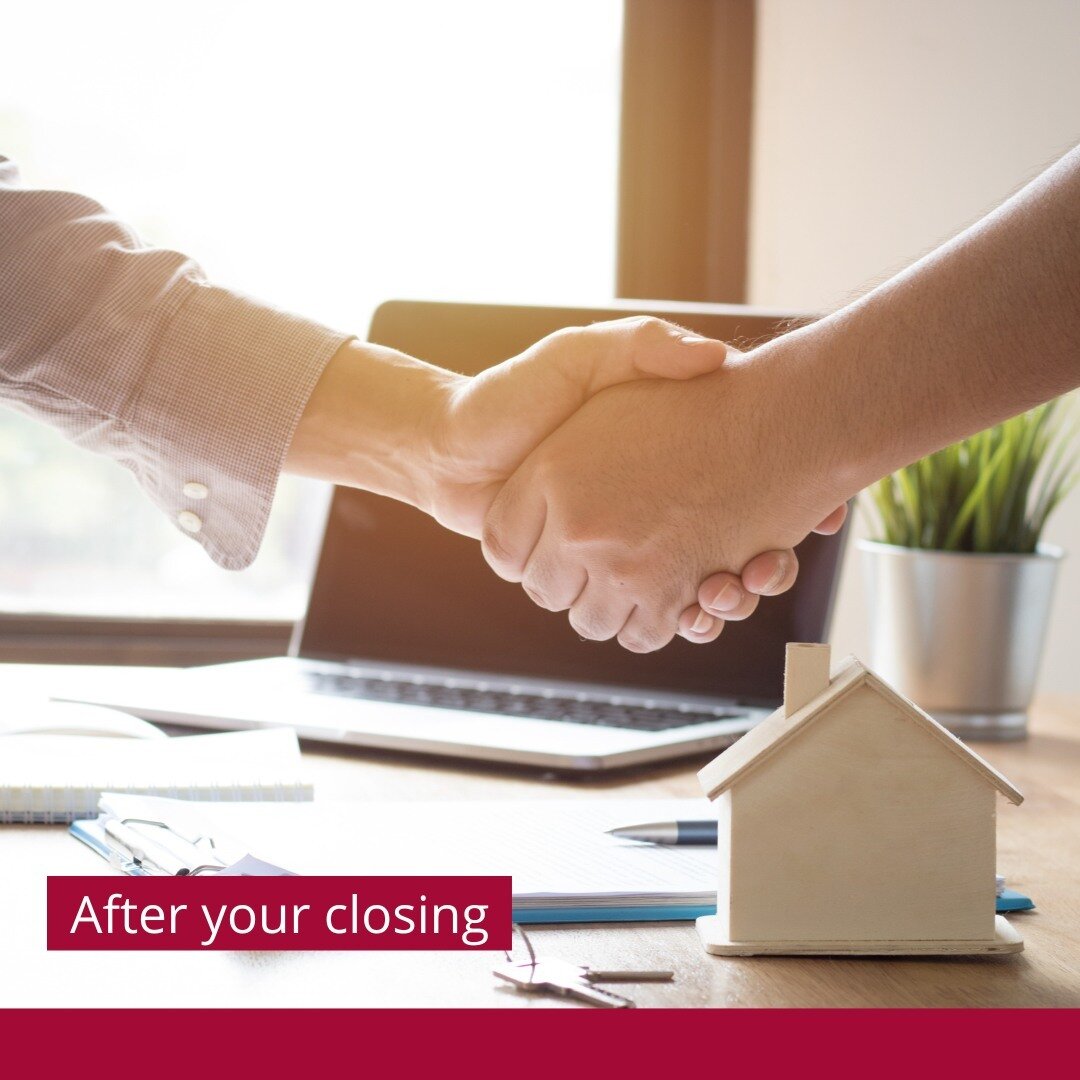 Congratulations, it&rsquo;s time to celebrate your new home! Here are a few tips to add to your check list to help make the move as easy as possible! 👉

✅ Keep any closing documents in a safe place
✅ Change the locks to ensure security
✅ Contact you