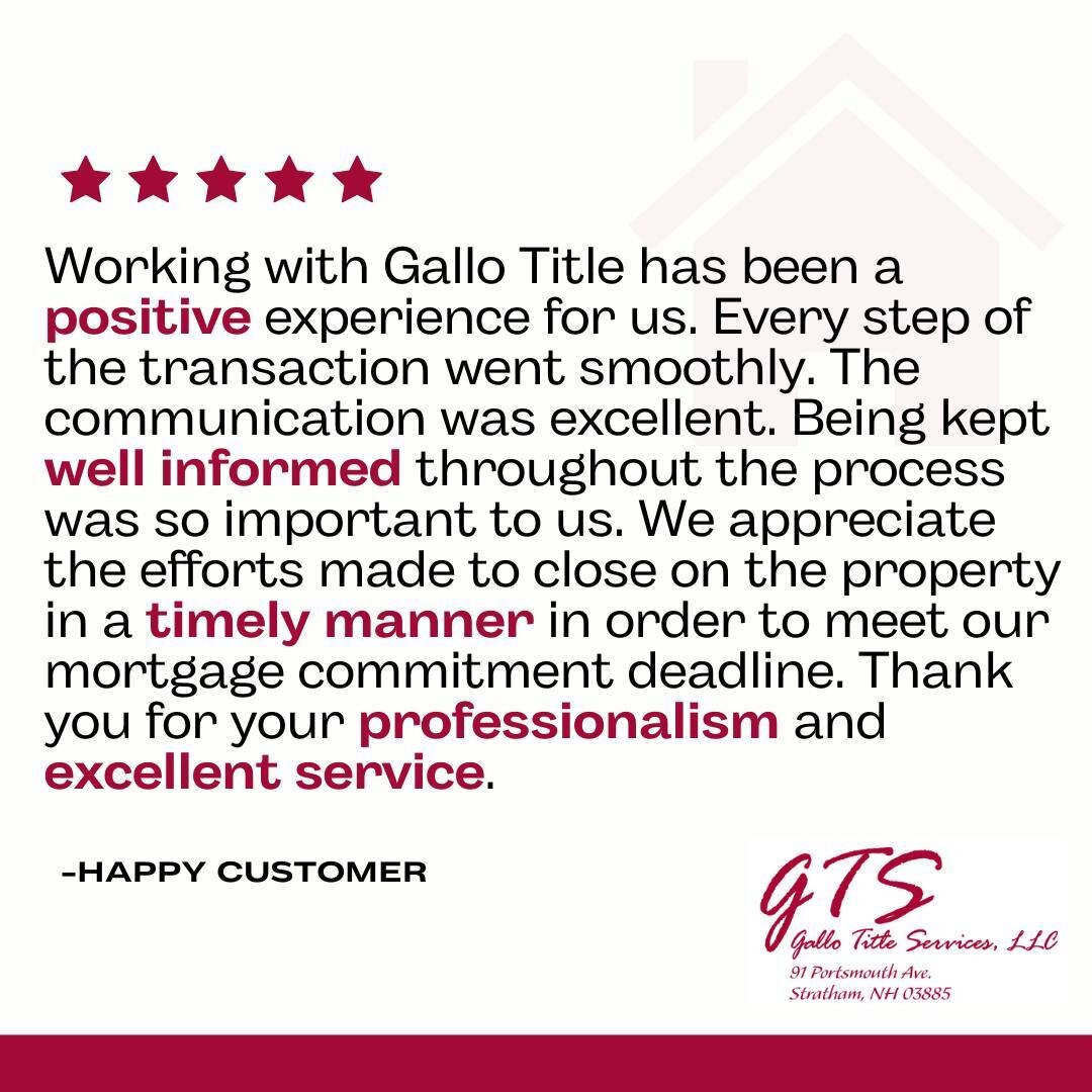 Congratulations to the new homeowners! It was a pleasure working with you. 😊

#titleinsurance #homeclosing #nhrealestate #nhtitle #603 #buyer #nh #realestate #newhampshire #603 #realestateadvice #livefreeordie #newenglandliving #titlecompany #happyc