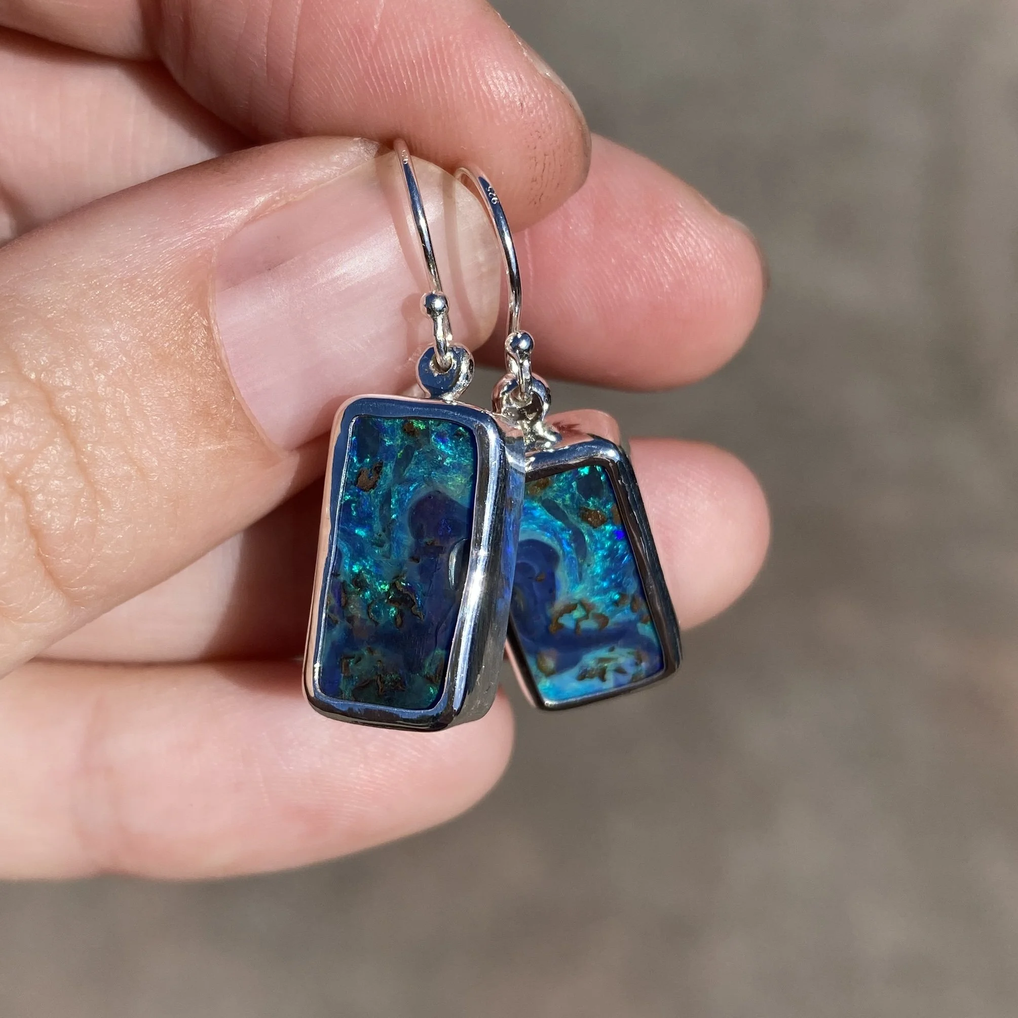 Sister swirl earrings