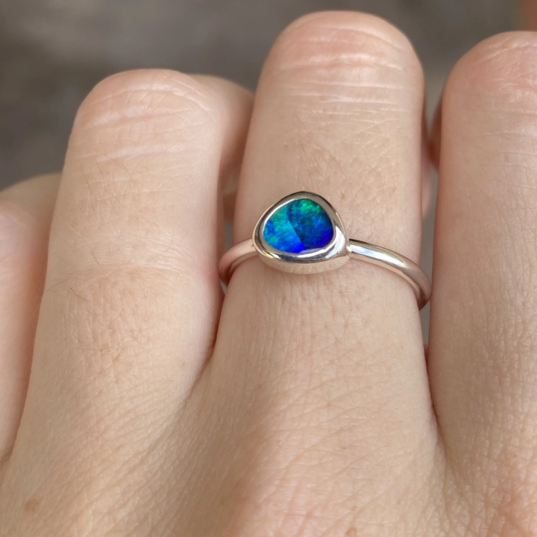 Flashy blues | size O