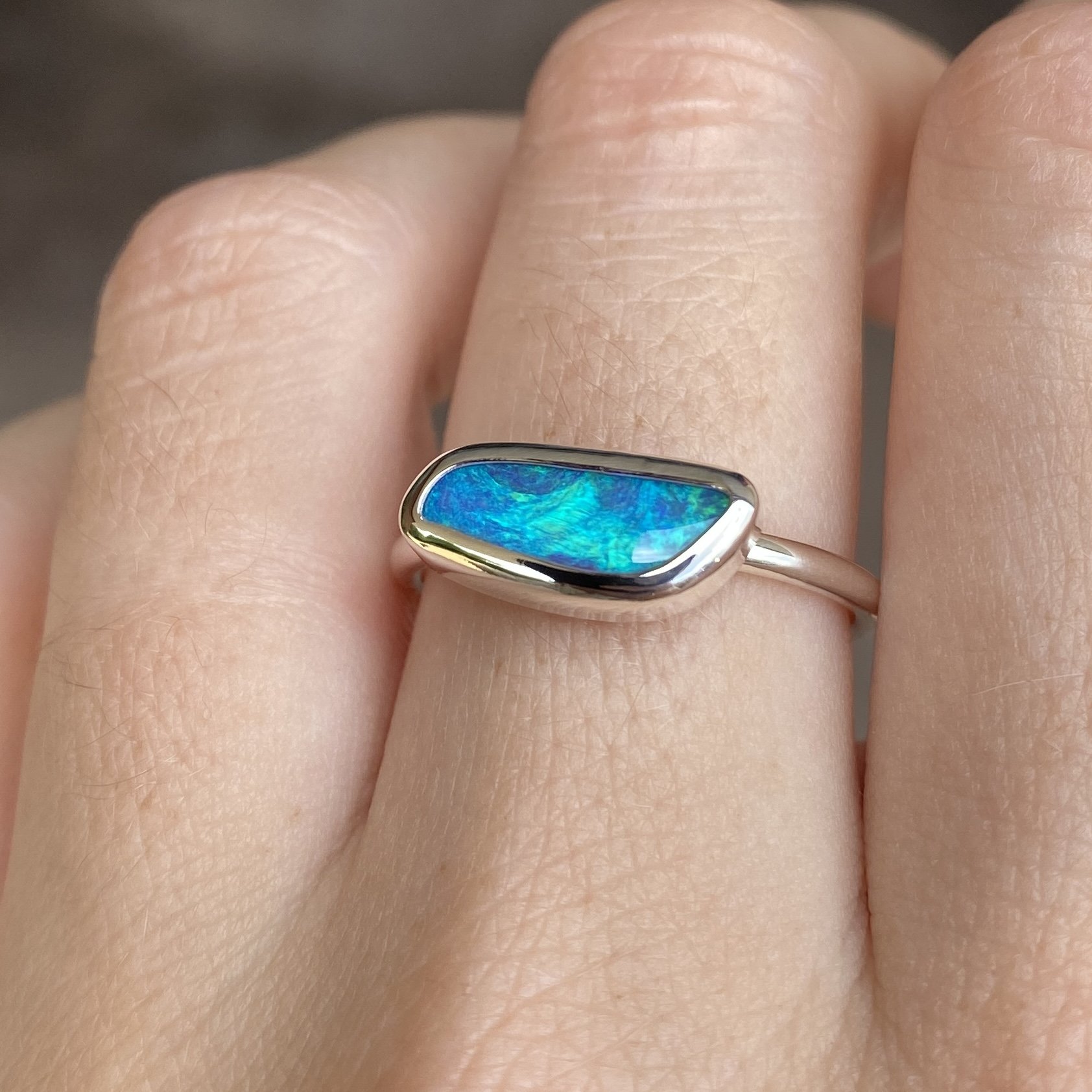 Shimmery blues | size R