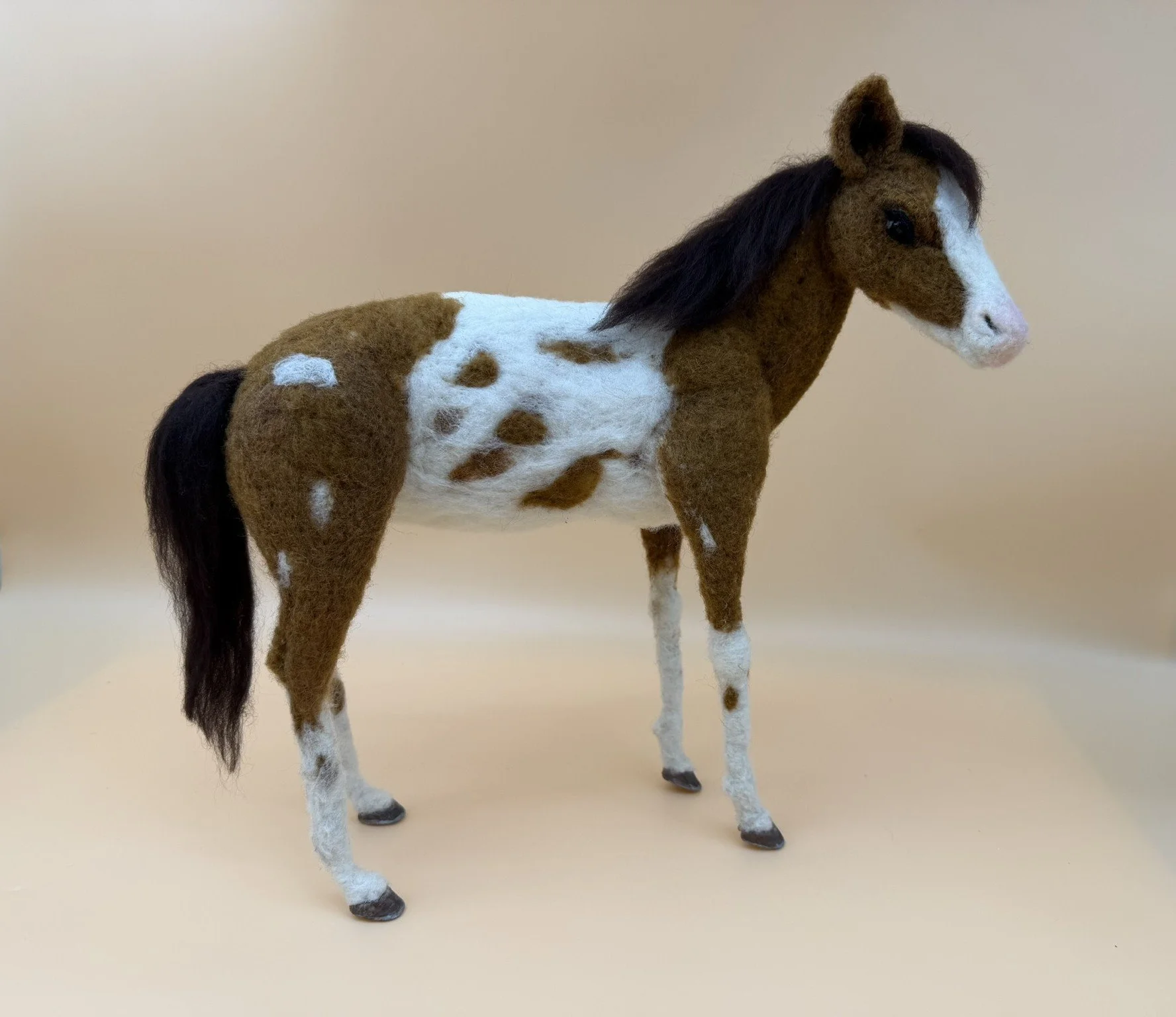 needle felted horse