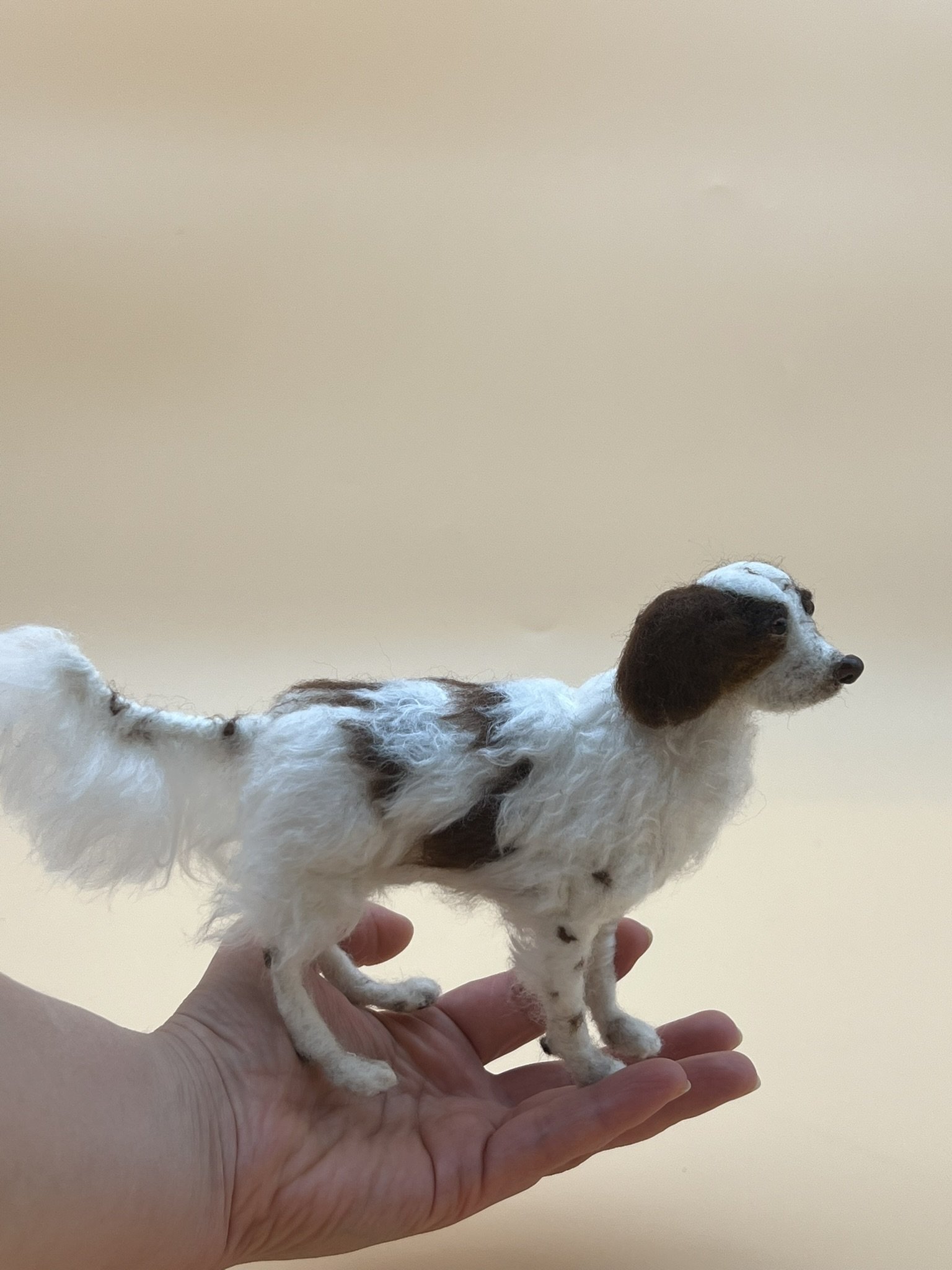 Springer Spaniel Dog needle felted
