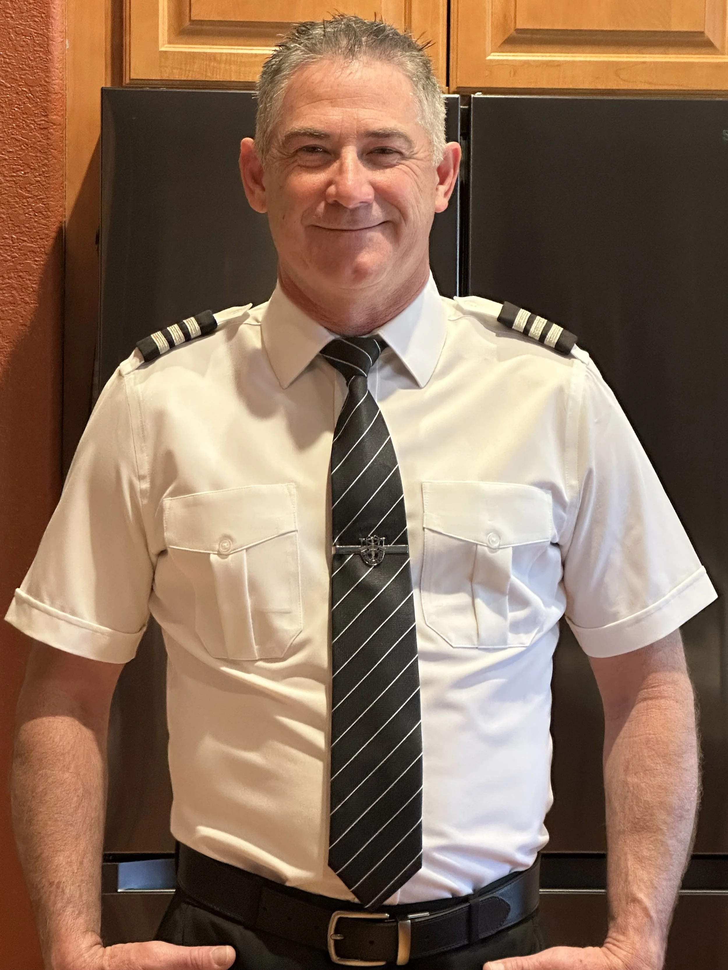 Scott Oatman Citation X Driver in uniform