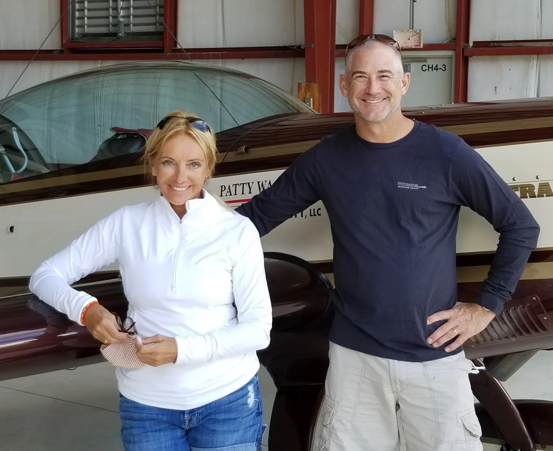 Patty Wagstaff and Scott Oatman in St. Augustine, FL