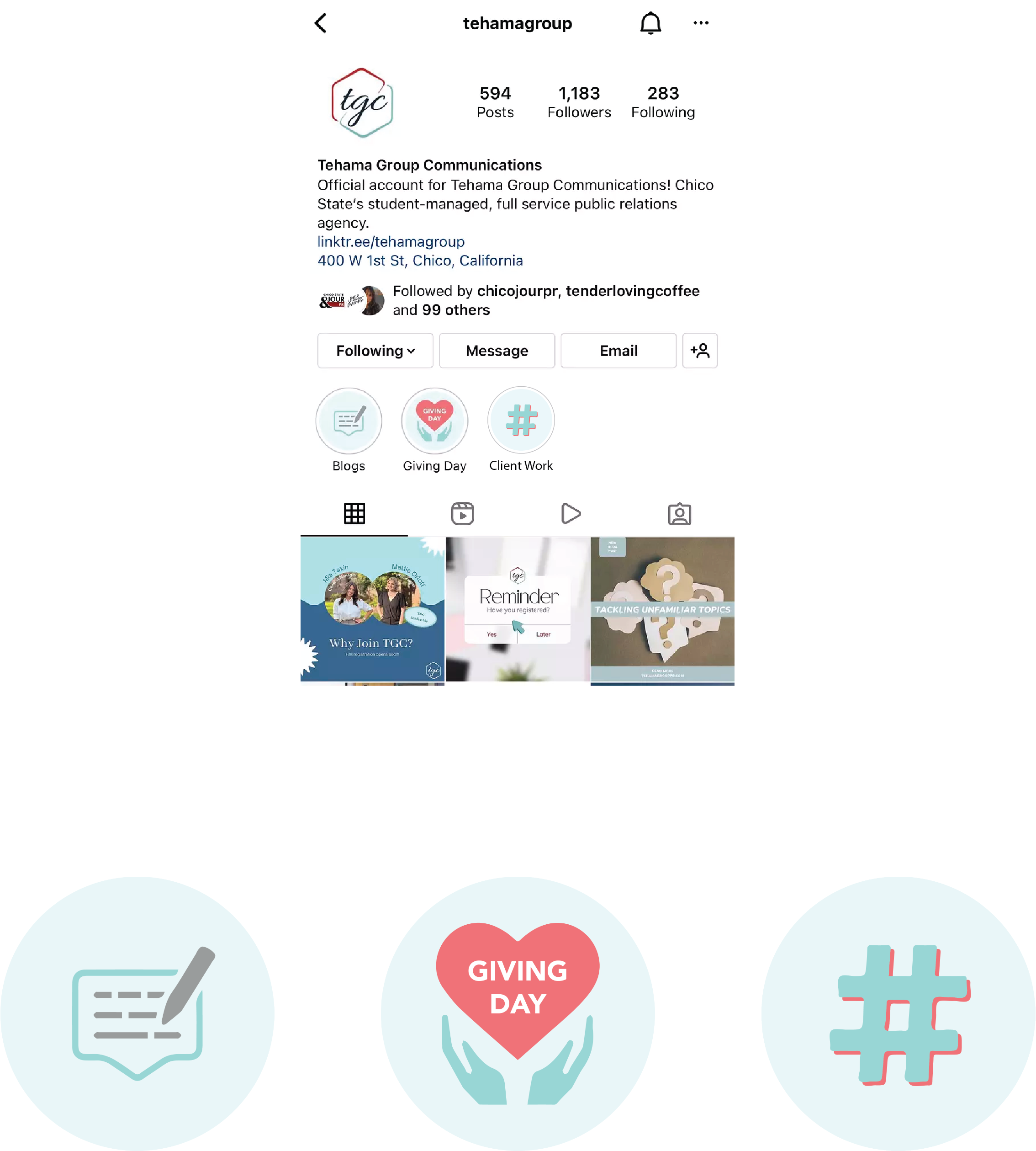 TGC Instagram Highlights Graphics