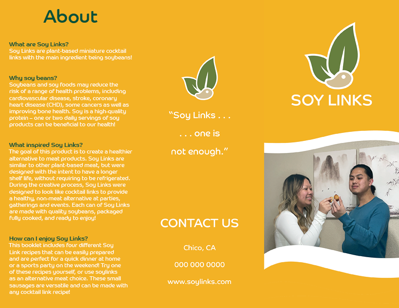 Soy Links - Booklet (Outside)