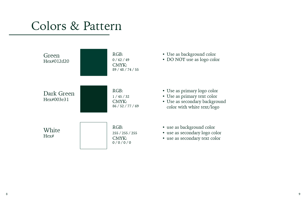 Taylor Law - Colors & Pattern
