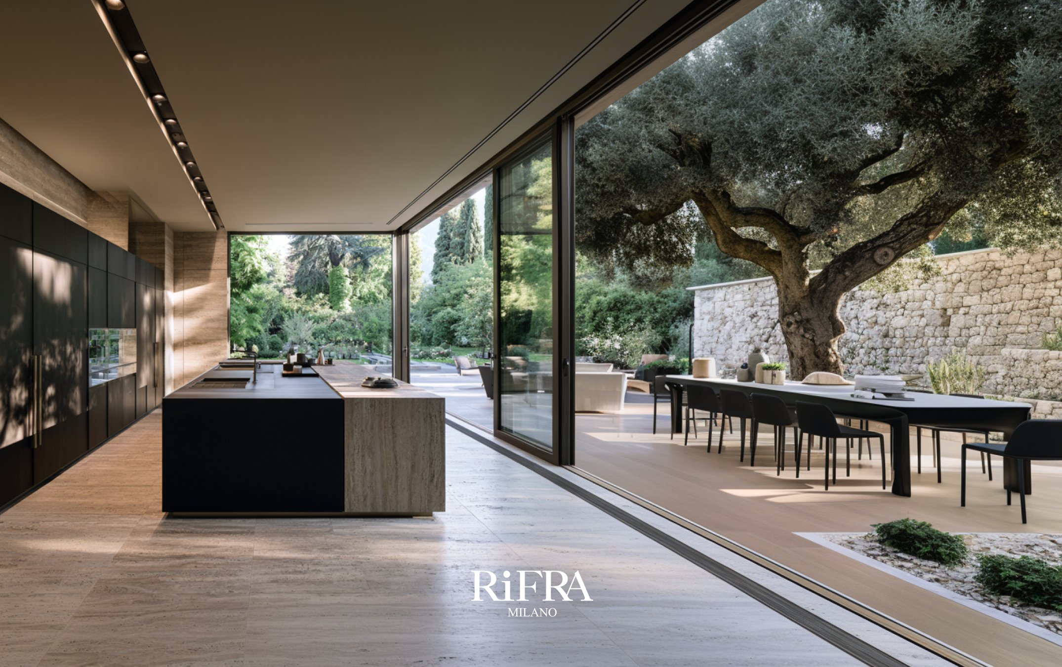 Residential project: an Italian villa in minimalist style