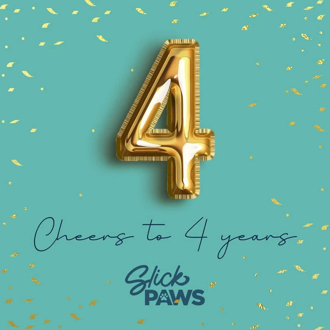 Well, since Merlin let the cat out of the bag that it&rsquo;s my birthday today, I thought it&rsquo;s a good day to also share another birthday.  Happy 4 years of Slick Paws!

Fun facts - Jobs I&rsquo;ve had since uni:

English Teacher - Japan &amp; 