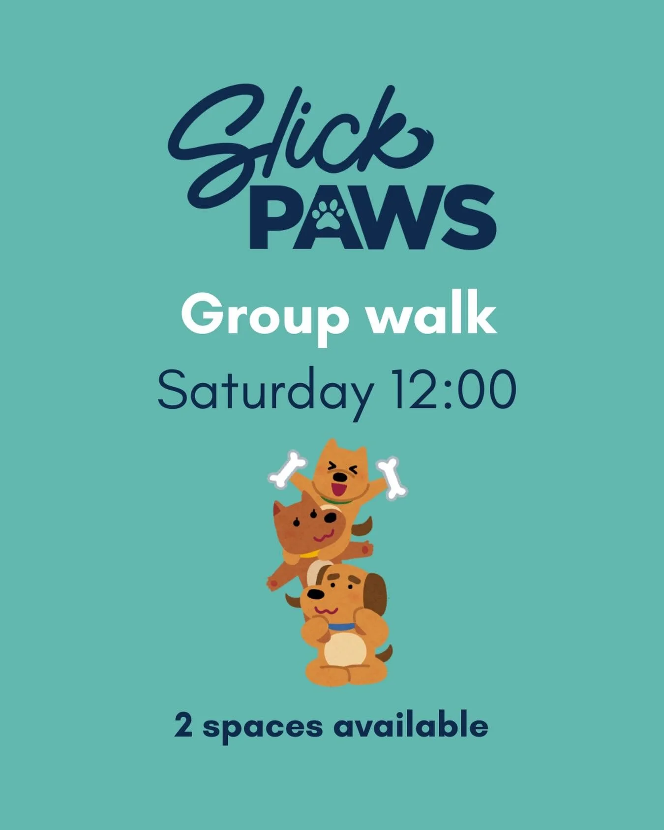 Stay cosy &amp; warm inside tomorrow and let me take your pooches out for you! Busy doing weekend stuff that doesn&rsquo;t include your fur bay? I&rsquo;ve go you covered. 

I&rsquo;m doing a group walk at 12:00 and there are two spaces left!

#dogwa