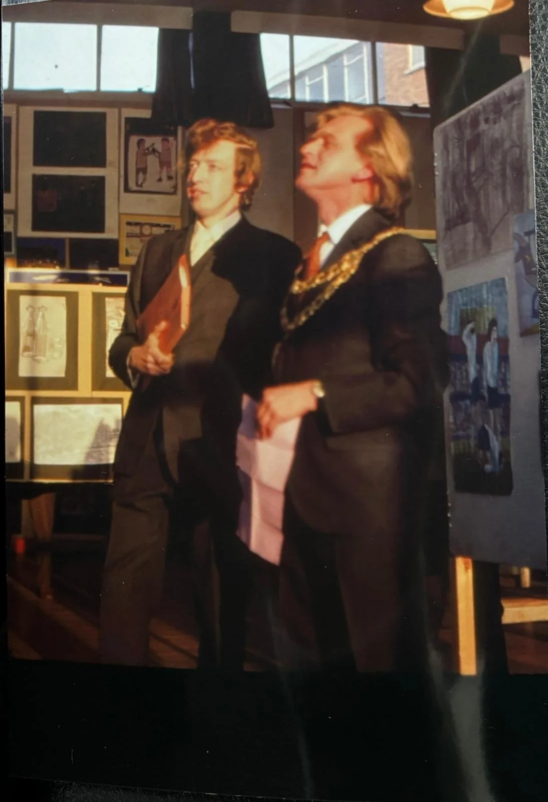 Me with Crawley's Mayor at Hazelwick School