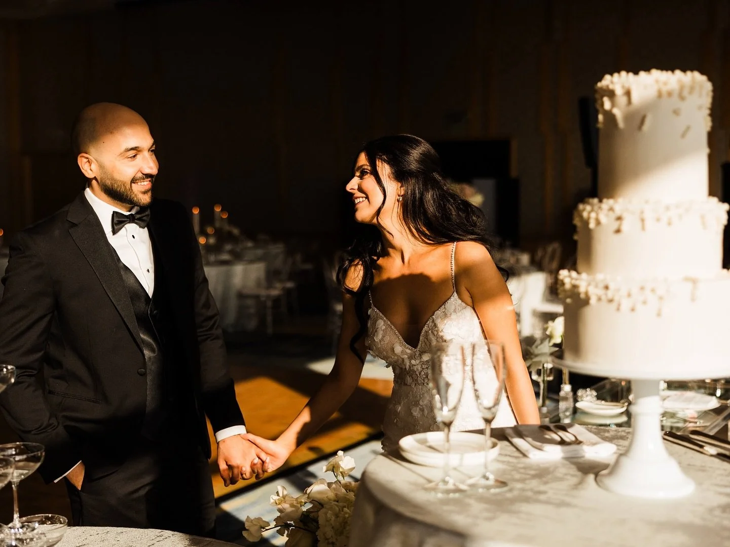 This bride and groom did NOT come to play &mdash; they came bronzed, beautiful, and ready to steal the damn show.

From the first kiss to the last dance, their tans stayed flawless and photo-ready. We just gave them the GLDN touch&hellip; the rest is