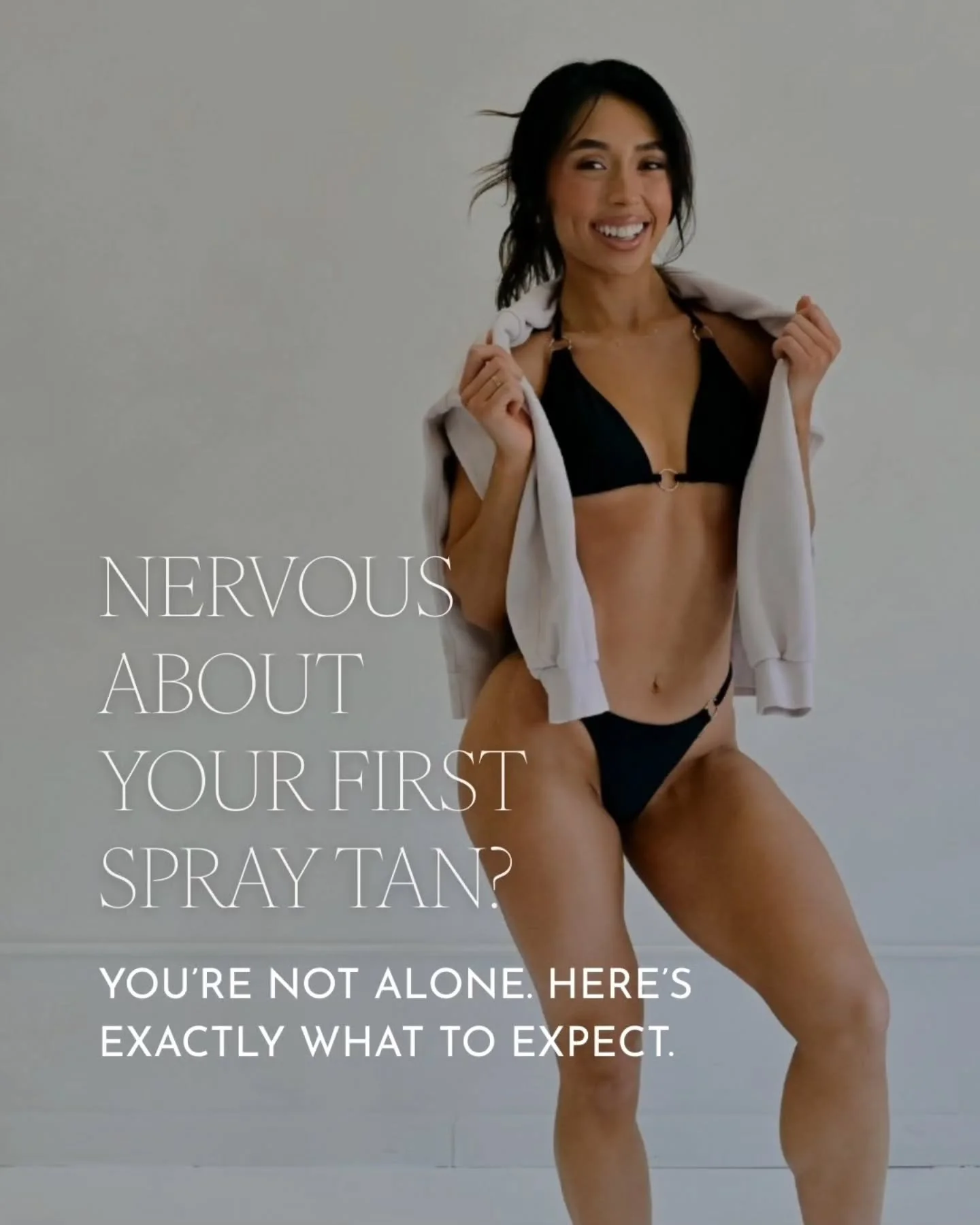 Here&rsquo;s the truth: a great spray tan isn&rsquo;t just about color, it&rsquo;s about how it makes you feel. Walk in a little nervous, leave feeling unstoppable. 

This isn&rsquo;t a quick appointment, it&rsquo;s an experience that leaves you conf