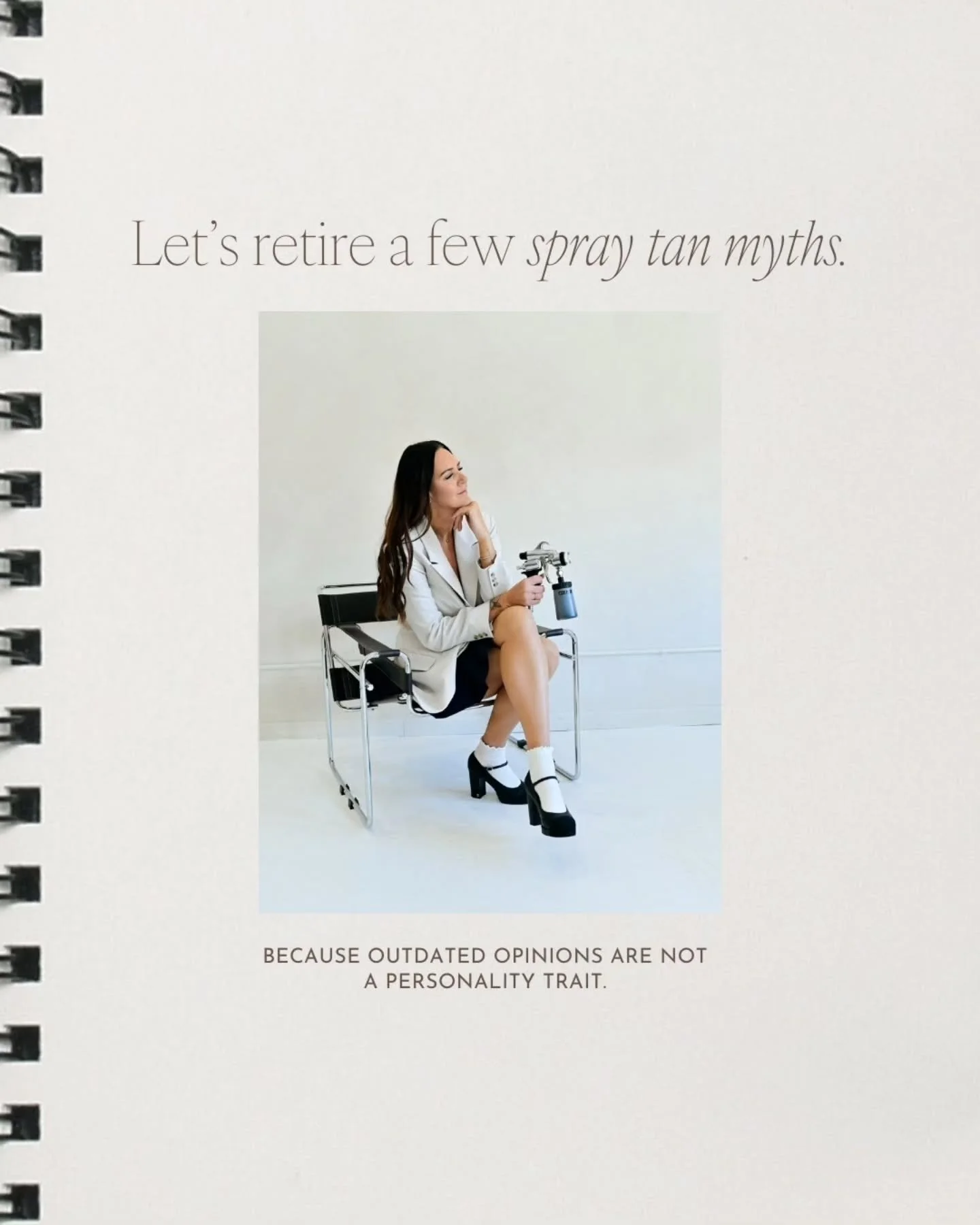 Spray tans have been misunderstood for way too long. What most people judge is outdated techniques, poor color matching, or rushed work, not spray tanning itself. 

A custom airbrush tan is meant to enhance what you already have, not cover it up or c