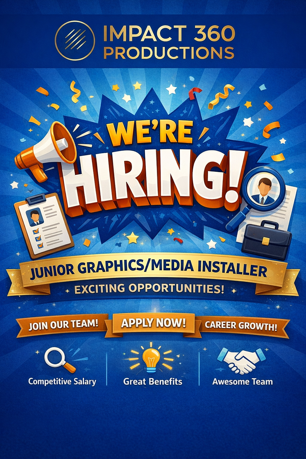 Junior installers required