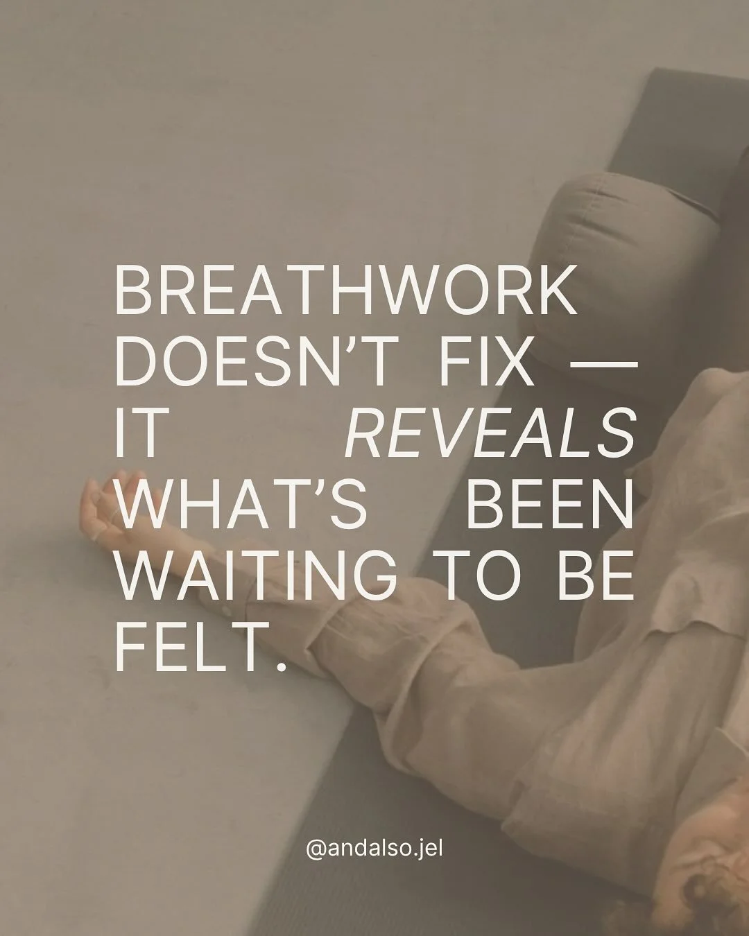I often say this at the beginning of my classes, and I&rsquo;ll keep saying it because it&rsquo;s true: Breathwork changed my life.

Not just because of the insights or the moments of release, but because it helped me remember my own power.

This qui