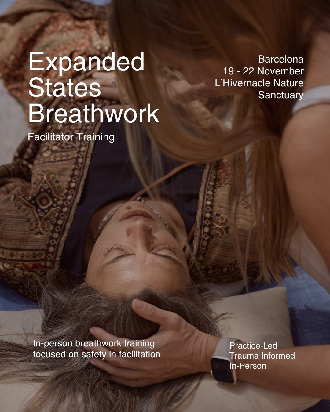 We are expanding beyond Ibiza!!! In November the Expanded States Breathwork teacher training comes to Barcelona.

I wanted somewhere that could hold four days of deep breathing without the city coming in through the walls. 

@lhivernacle_nature_sanct